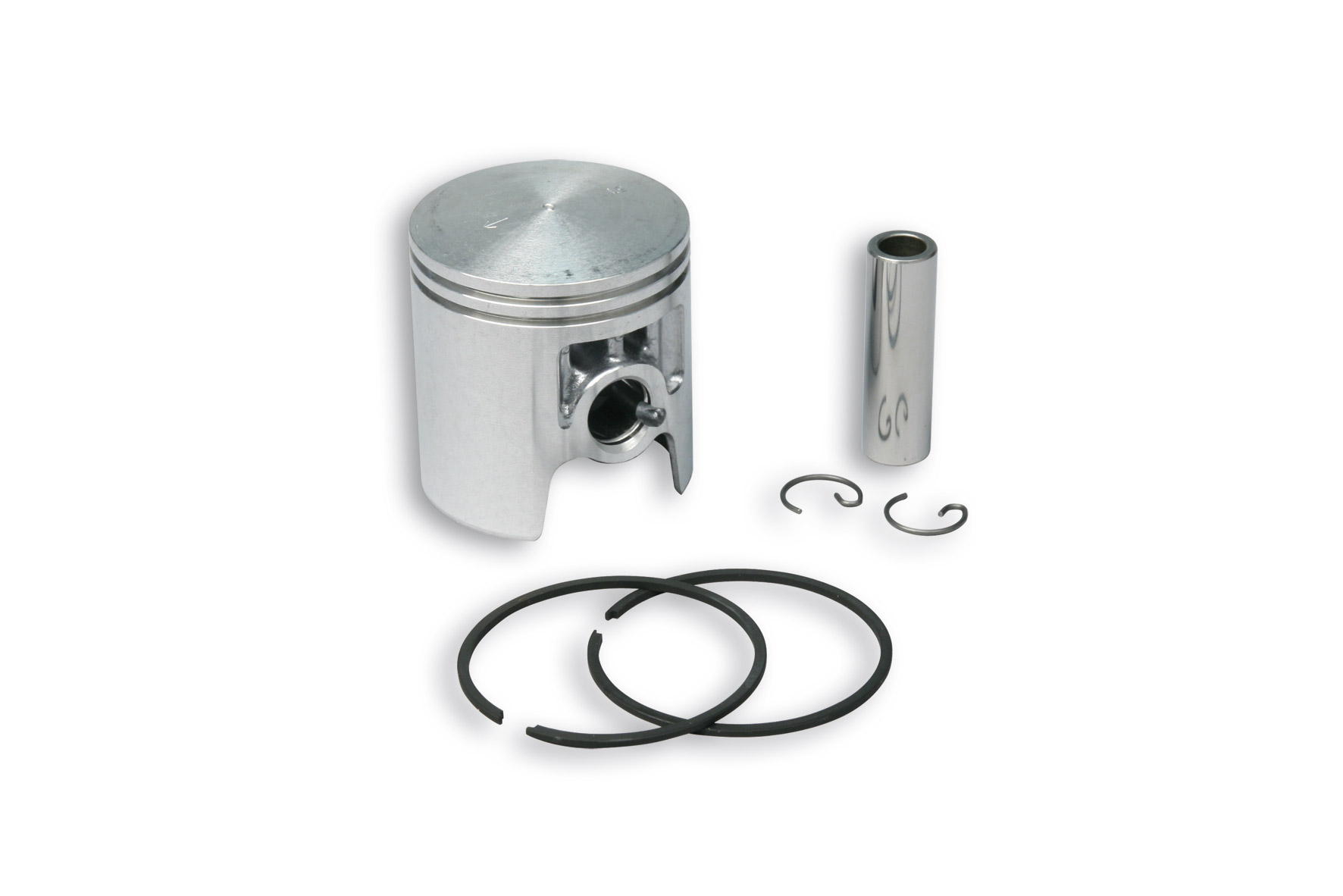 Malossi Piston 2T D.47 with pin D.12 and 2 rectangular rings size H